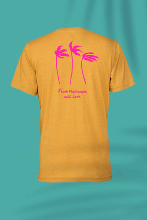 
                  
                    Charger l&amp;#39;image dans la galerie, From Martinique with Love Gold Pink kid tee
                  
                