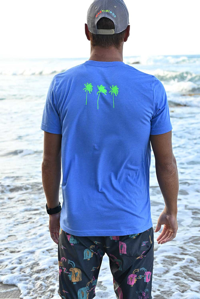 Blue green Lost in Paradise Tee