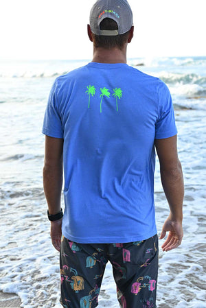 
                  
                    Charger l&amp;#39;image dans la galerie, Blue green Lost in Paradise Tee
                  
                