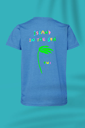 
                  
                    Charger l&amp;#39;image dans la galerie, Island in the sun &amp;quot;Palm tree&amp;quot; kid blue tee
                  
                