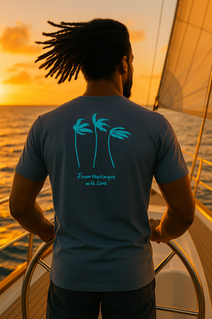 
                  
                    Charger l&amp;#39;image dans la galerie, From Martinique with Love Shark blue Tee
                  
                