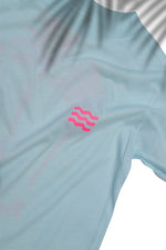 From Martinique with Love Light Blue Pink kid tee