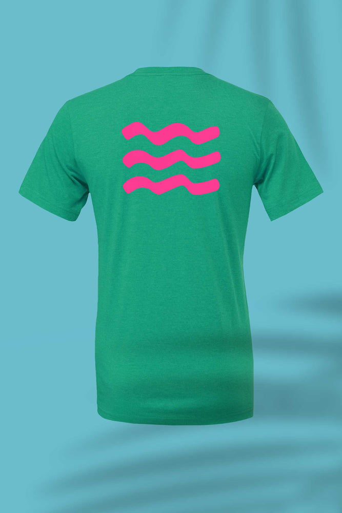 Tropical green pink Tee