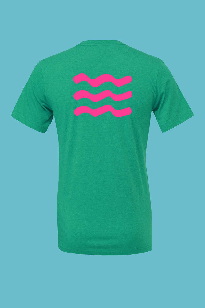 Tropical green pink Tee