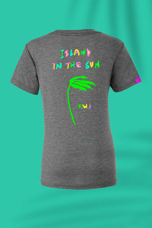 
                  
                    Charger l&amp;#39;image dans la galerie, Island in the sun &amp;quot;Palm tree&amp;quot; kid grey tee
                  
                
