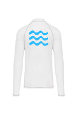 Surf Tee Adulte White Long Sleeves