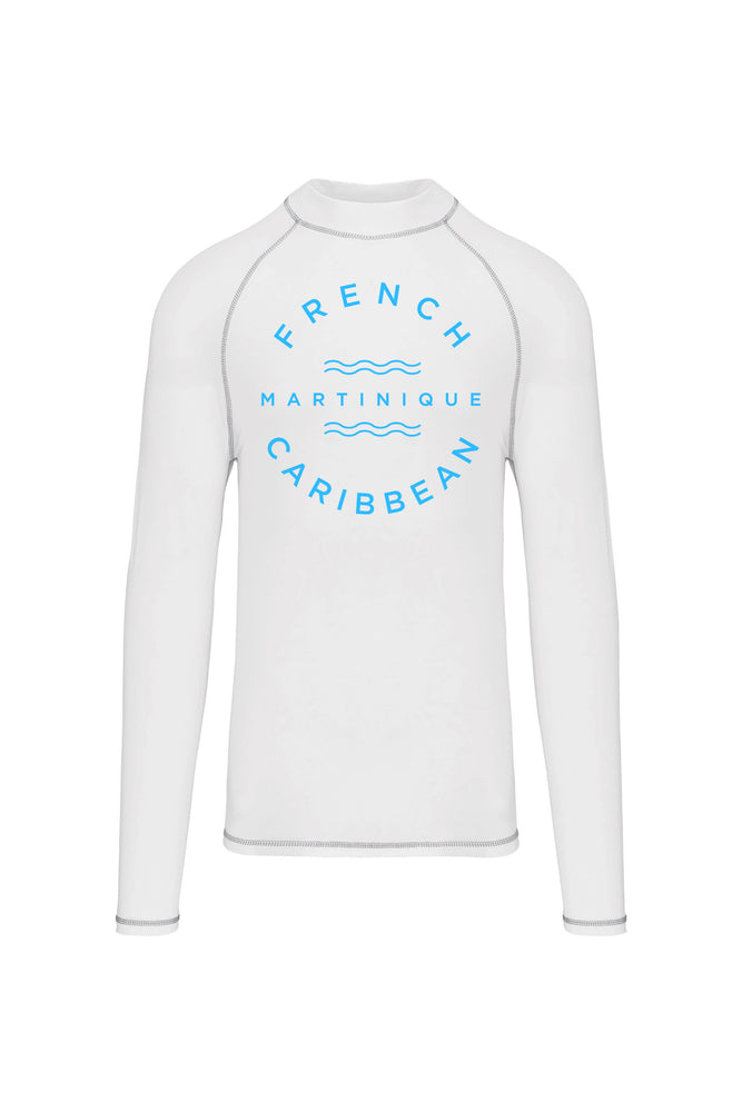 Surf Tee Adulte White Long Sleeves