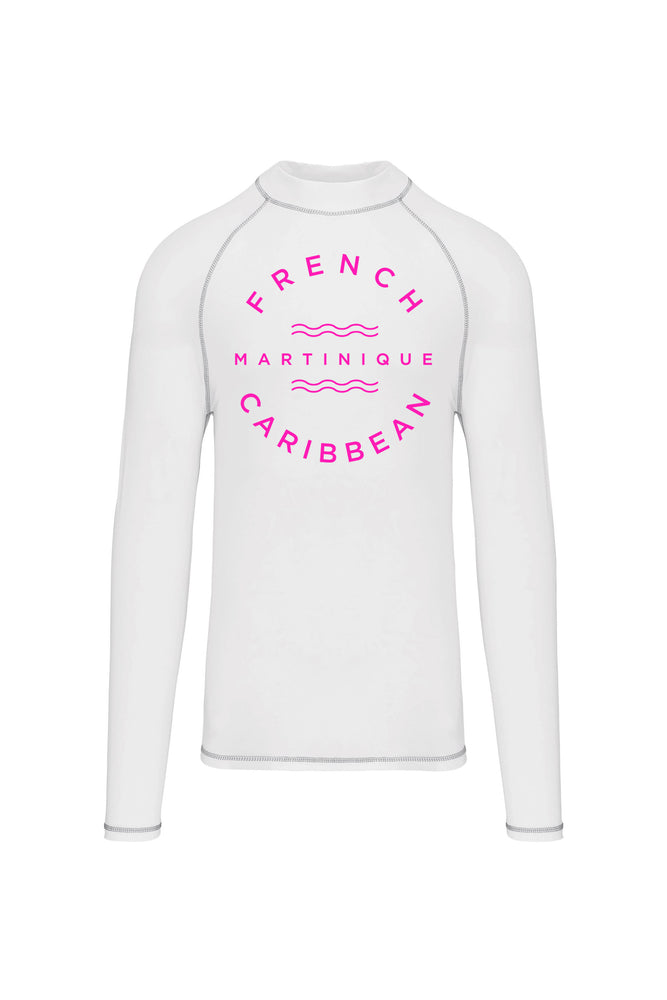 Surf Tee Adulte White Long Sleeves