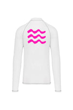 Surf Tee Adulte White Long Sleeves