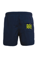 Navy baywatch shorts