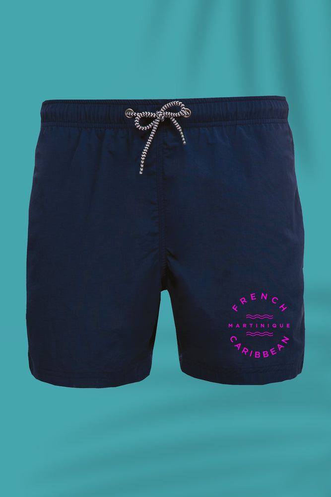 
                  
                    Charger l&amp;#39;image dans la galerie, Navy Pink baywatch shorts
                  
                