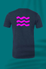 Iconic Tee Midnight Navy Pink