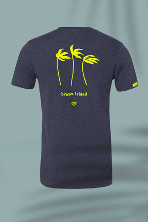 
                  
                    Charger l&amp;#39;image dans la galerie, Palm Tree Midnight Yellow tee
                  
                