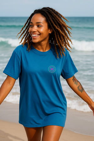 
                  
                    Charger l&amp;#39;image dans la galerie, Royal blue Cercle tee
                  
                