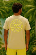 Light Sandy Yellow Cercle Tee