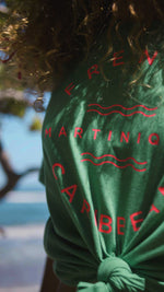 Tropical green pink Tee