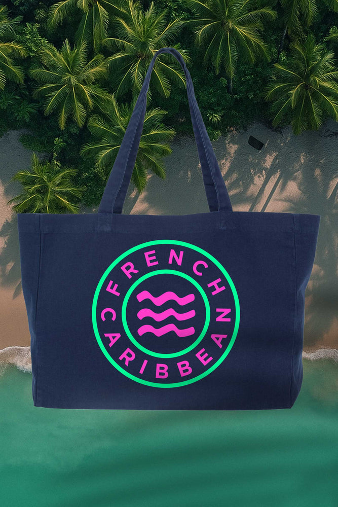 Salty Navy Beach Bag