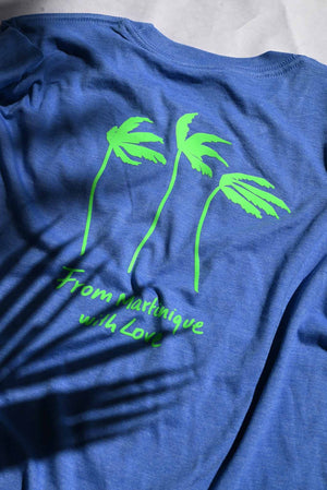 
                  
                    Charger l&amp;#39;image dans la galerie, From Martinique with Love Blue kid tee
                  
                