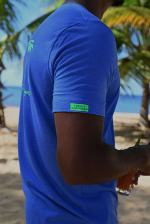 
                  
                    Charger l&amp;#39;image dans la galerie, From Martinique with Love Blue Men Tee
                  
                