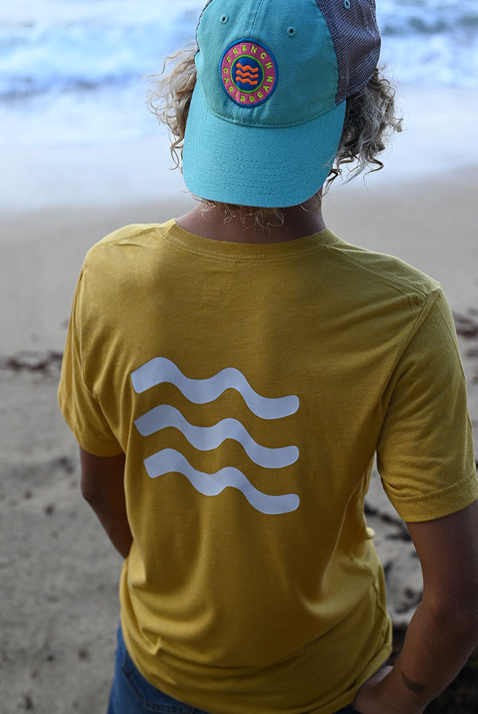 Iconic Tee Gold White