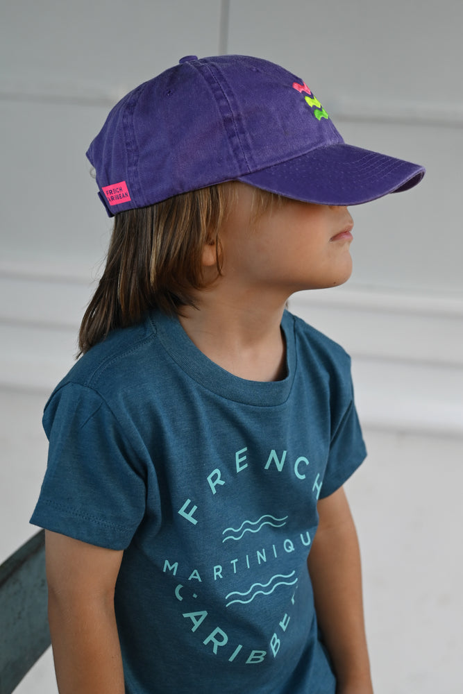 Purple Vintage kid Cap
