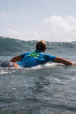Surf Tee Adulte Blue short sleeves